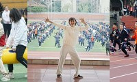 一中运动会,现在的学校也太会玩了