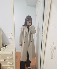 买的羊毛大衣到了,这件面料很舒服,特柔软