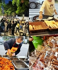 大学城的美食摊,真的便宜又丰富