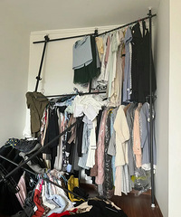 真的是雷品,顶天立地衣架又双叒坍塌了