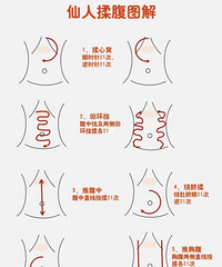 坚持仙人揉腹1个月,感觉整个身体都轻盈了!