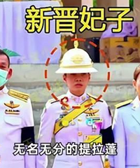 泰王又有新宠?王后承认私生子?