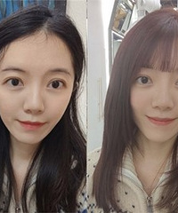 美拉德发色+妹妹头,真的巨显年轻