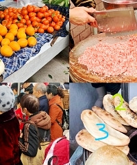 正南齐北的原始赶集场,这些东西最受欢迎