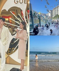 在陵水清水湾浪了几天,还偶遇了杨洋