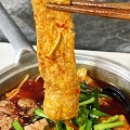 米线里的泡豆干很好吃