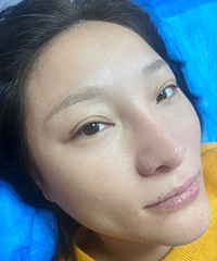 从小眉毛就超淡,新纹的野生眉好自然!没想到自己也能这么好看