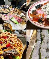 打卡最近比较火的露营式火锅!氛围还不错