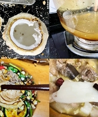 自己做椰子鸡意外好吃,厨房小白还有成就感