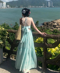 分享适合海边、夏天的裙子,内含我的上身图+避雷