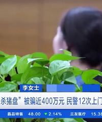 单身女老师被杀猪盘骗近400万