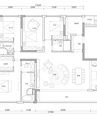 三代同堂,住进轻奢风大平层