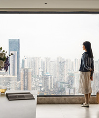 而立之年在渝中区的40楼安家,每天都在向云端