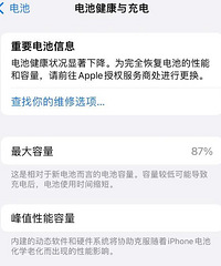 当时买的首发iphone12,现在电池健康还剩87%,什么水