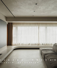 望江府 170㎡侘寂风,原木脑袋看这里