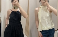 商场里的女装店,看陈列以为很贵结果均价100