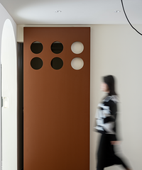 中古风可以试试搭配复古黑白花砖,注入明快氛围