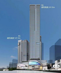 新进度!解放碑日月光旁边的鼎好世纪星城围挡了