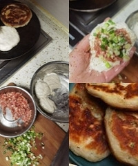 自己做的葱香肉饼香惨,附教程