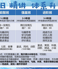 百日精讲来啦,一个悦读营解决小学生阅读六大问题