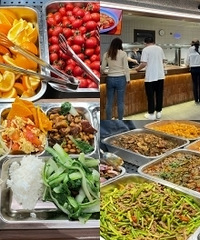 打卡民主村社区食堂,15块5半自助随便吃