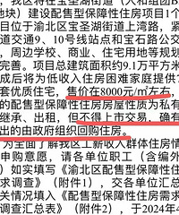 配售型保障住房问卷