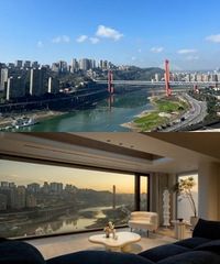 为了看红岩村大桥,我买了套300多平的跃层