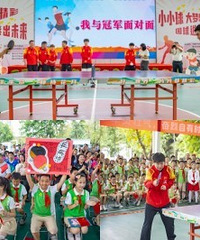 羡慕哭了,孙颖莎和巴南小学生打球