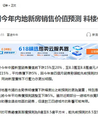 �����ֳ����������µ������ڵ��·����ۼ�ֵԤ�� ��¥�۵�5%