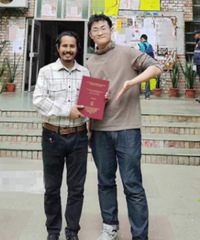 川外毕业生留学印度:热得睡不着