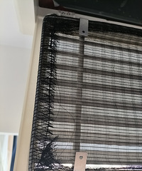 风管机滤网短一截,正常吗