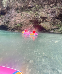 酷暑来了,水质好的漂流必须安排,水银河走起