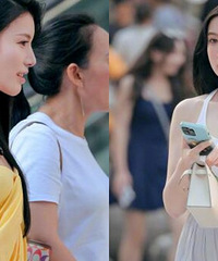围观重庆美女的高温穿搭,颜值好高