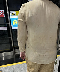 不懂就问,新中式这种料子是故意的吗?还以为是衣服脏了