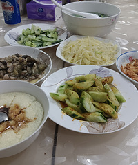我家日常廉价的晚餐,全是素菜