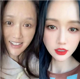 陈乔恩妆前妆后反差大