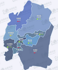 7月重庆房价地图出炉