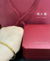 周大福卡地亚手镯太貌美啦!心心念念很久终于拿下