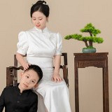 这组亲子照让我挺满意