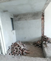 进场了还没完全进场,127平的家还要先做土建