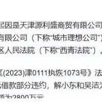解晓东家产被拍卖住养老院