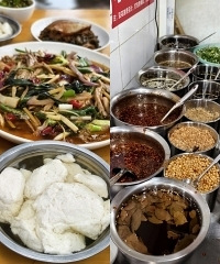 这家豆花点得好佐料多