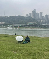 铜元局的江边露营宝地,人少景美巴适惨了