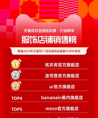 双11终极榜单,服饰行业排行榜来了!没想到卖最好的是这个牌子