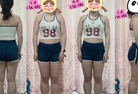 快来看看我瘦14斤后,穿同一件衣服的差别
