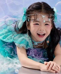 四岁生日照:精美的人鱼姬和艾莎公主,效果绝绝子