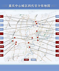 主城第四代住宅分布图