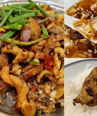 这家干锅意外好吃,肉的分量对得起价格