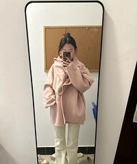 新入手JNBY大衣太好看啦!版型好,颜色温柔