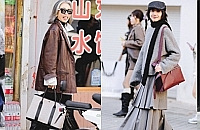 打望上海路人街拍穿搭,随性自然的秋冬松弛感